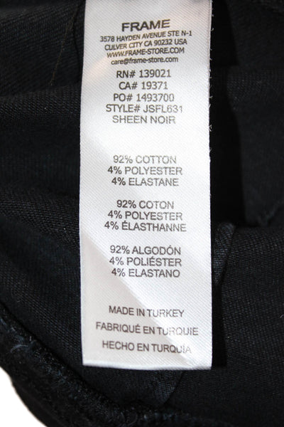 Frame Womens Black Mid Rise Jeans Size 2
