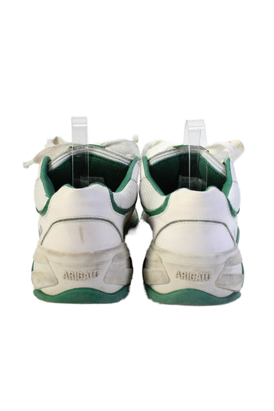 Axel Arigato Womens Leather Jeweled Lace Up Sneakers White Green Size 40 10
