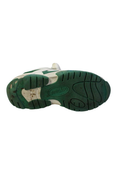 Axel Arigato Womens Leather Jeweled Lace Up Sneakers White Green Size 40 10