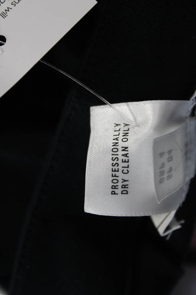 St. John Sport By Marie Gray Women Ankle Cropped Black Dress Pants Size 6
