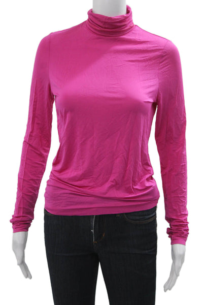Stockholm Atelier & Other Stories Women Turtleneck Long Sleeve Top Pink Size 4