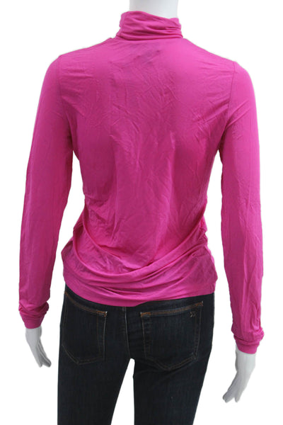 Stockholm Atelier & Other Stories Women Turtleneck Long Sleeve Top Pink Size 4