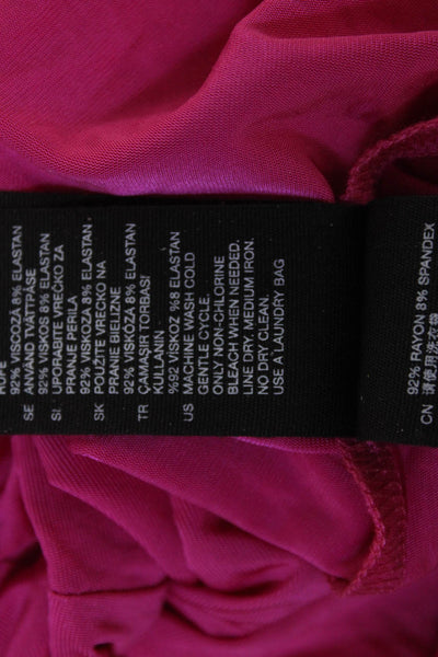 Stockholm Atelier & Other Stories Women Turtleneck Long Sleeve Top Pink Size 4