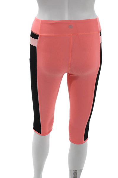 Lululemon Womens Capri Pants Black Nylon Blend Sports Size 4