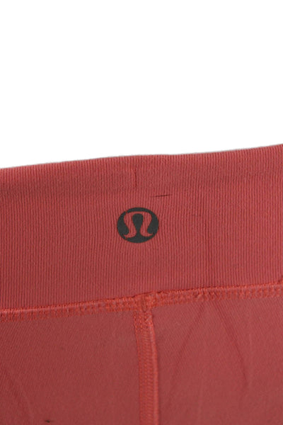 Lululemon Womens Capri Pants Black Nylon Blend Sports Size 4