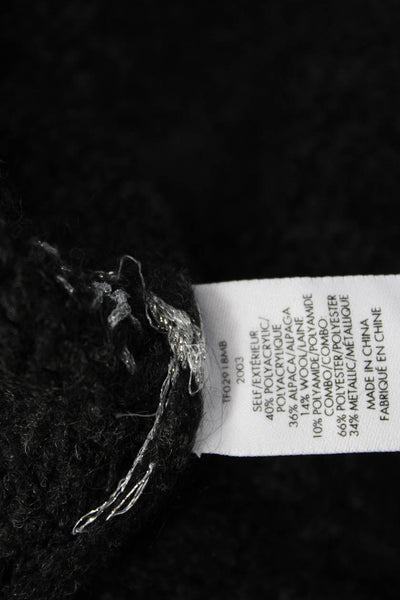 Derek Lam 10 Crosby Unisex Fair Isle Turtleneck Pullover Black Size XS