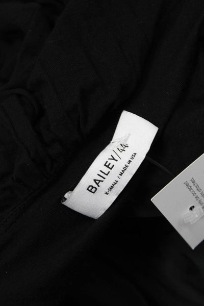 Bailey 44 Women Bodycon Sheath Dress Black Rayon Spandex Size XS