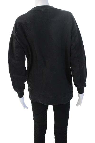 Bella + Canvas Unisex Pullover Sweatshirt Gray Cotton Blend Crewneck Size M