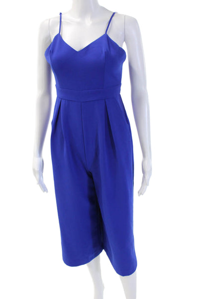 C/MEO Collective Women Blue Sleeveless Jumpsuit Polyester Size XS