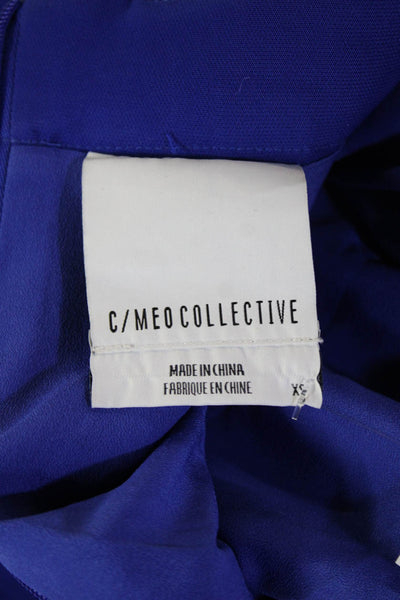 C/MEO Collective Women Blue Sleeveless Jumpsuit Polyester Size XS