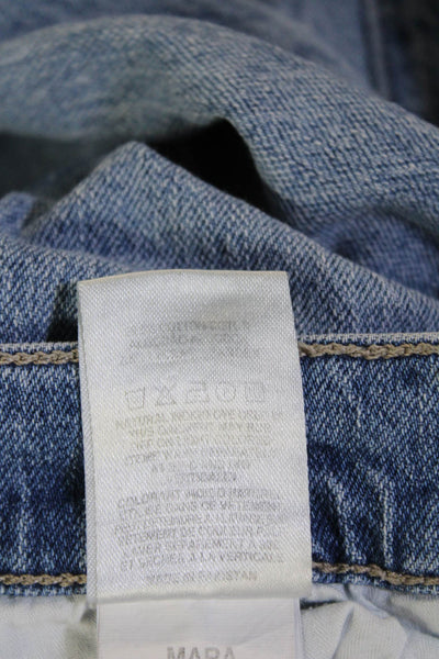 DL1961 Women Capri Cropped Blue Jeans Mid Rise 23 Inseam Size 27