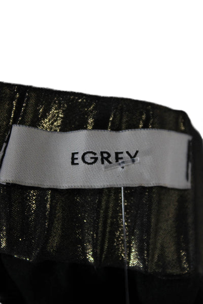 Egrey Womens Dress Pants Brown Polyester Petite Size XS