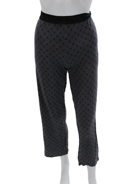 DKNY Women Cropped Dark Gray Pants Size M