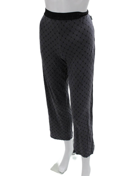 DKNY Women Cropped Dark Gray Pants Size M