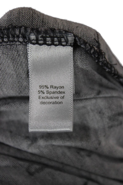 DKNY Women Cropped Dark Gray Pants Size M