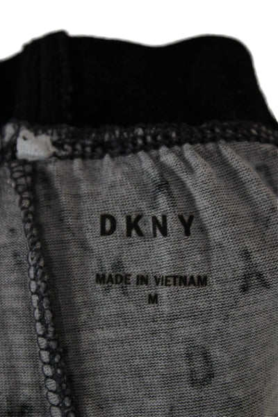 DKNY Women Cropped Dark Gray Pants Size M