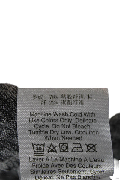 DKNY Women Cropped Jogger Sweatpants Dark Gray Drawstring Size L