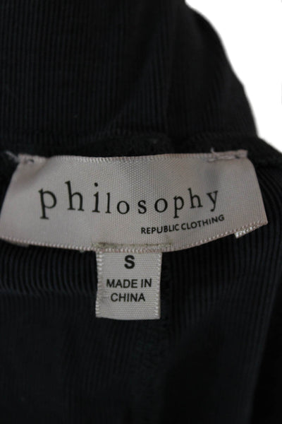 Philosophy By Republic Womens Black Sweatpants Size S