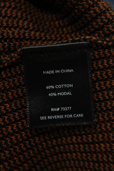 Simply Vera Vera Wang Women Pullover Crew Neck Brown Sweater Size M
