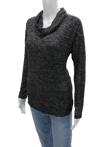 Calvin Klein Unisex Pullover Sweater Dark Gray Mock Neck Long Sleeve Size S