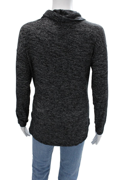 Calvin Klein Unisex Pullover Sweater Dark Gray Mock Neck Long Sleeve Size S