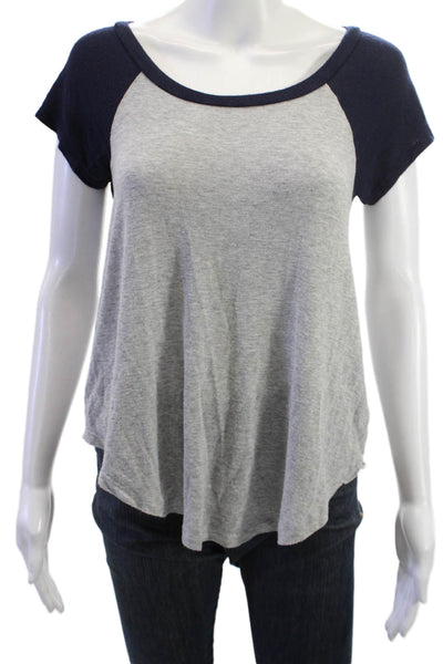 Splendid Women Basic White T-Shirt 100% Cotton Round Neck Sleeveless Size M