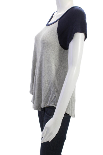 Splendid Women Basic White T-Shirt 100% Cotton Round Neck Sleeveless Size M