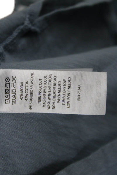 Sigrid Olsen Mens Light Blue Collared Sleeveless Top Cotton Spandex Size M