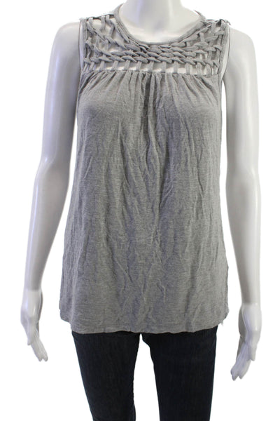 Philosophy By Republic Womens Gray Sleeveless Tank Rayon Spandex Size M
