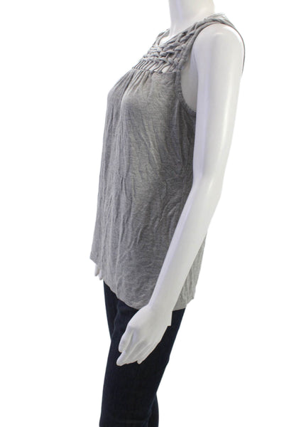 Philosophy By Republic Womens Gray Sleeveless Tank Rayon Spandex Size M