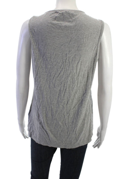 Philosophy By Republic Womens Gray Sleeveless Tank Rayon Spandex Size M