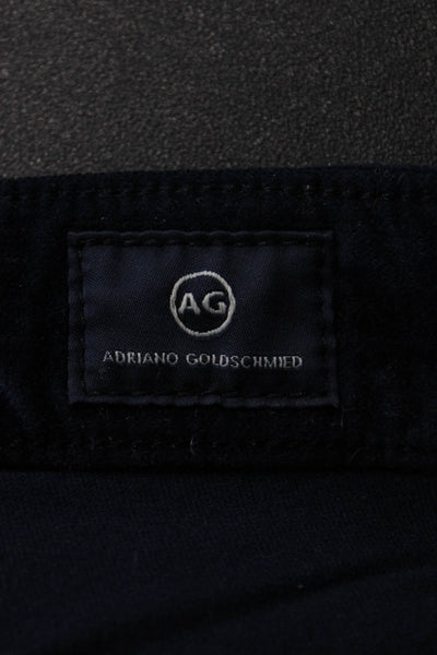 AG Adriano Goldschmied Womens Skinny Jeggings Dark Blue Size 26