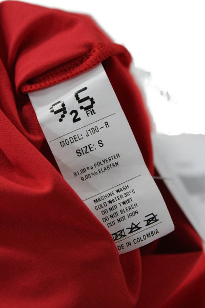 925 Fit Womens 90s Windbreaker Jacket Red Drawstring Size S
