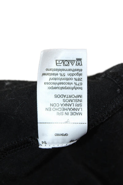 Calvin Klein Women Black Basic Sleeveless Tank Round Neck Size M