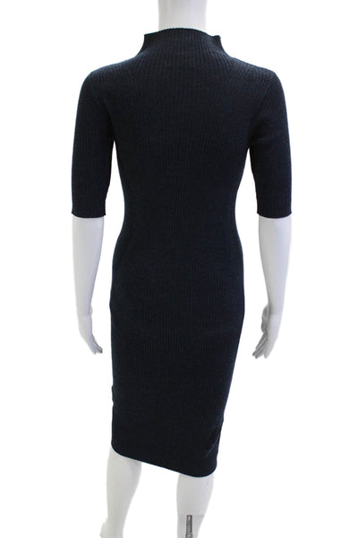 Hatch Womens Maternity Sweater Dress Dark Blue Bodycon Size 0