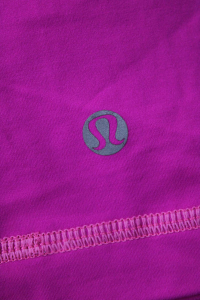 Lululemon Womens Pink Camisole Sleeveless Round Neck Nylon Blend Solid Size S