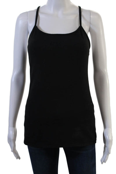 Lululemon Women Black Nylon Blend Sleeveless Camisole Solid Size 8