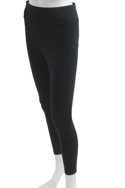 All Access Womens Black Ankle Leggings Nylon Spandex Size M