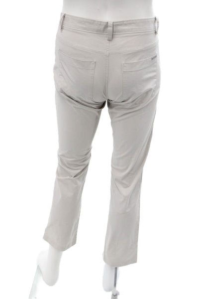 Calvin Klein Mens Cropped Chino Beige Button Closure Size 30