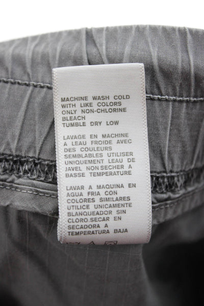 Standard James Perse Unisex Jogger Pants Gray Drawstring Cotton Size 0