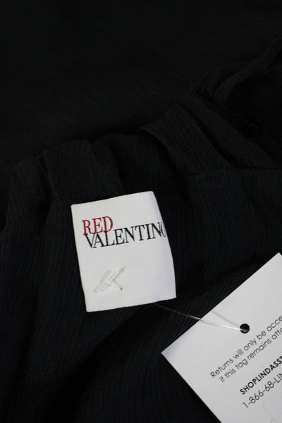 RED Valentino Womens Black Nylon Blend Tank Size S