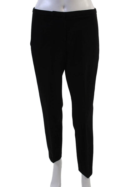 T Tahari Women Ankle Dress Pants Black Solid Size 2