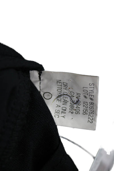 Theory Womens Black Dress Pants Viscose Blend Size 4