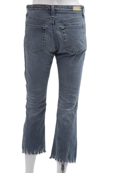 AG Adriano Goldschmied Womens Cropped Blue Jeans Size 26