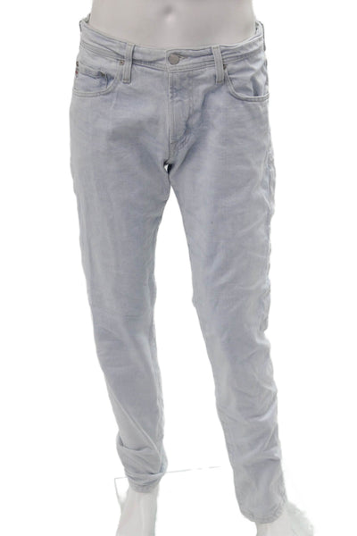AG Adriano Goldschmied Mens Straight Light Blue Jeans Size 31