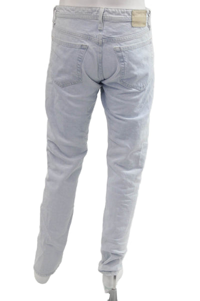 AG Adriano Goldschmied Mens Straight Light Blue Jeans Size 31