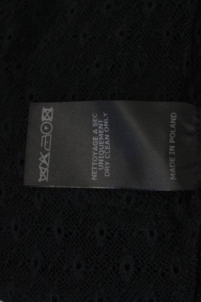 Isabel Marant Womens Black Square Neck Sleeveless Maxi Dress Size 38