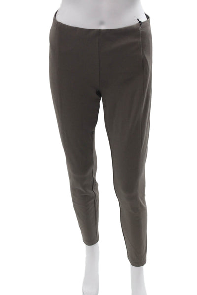 Rachel Zoe Womens Ankle Dress Pants Brown Hook & Eye Size 6