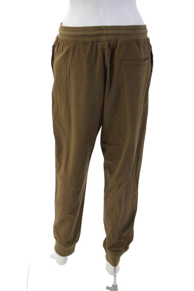 Calvin Klein Unisex Jogger Pants Brown Drawstring Polyester Size M