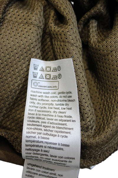 Calvin Klein Unisex Jogger Pants Brown Drawstring Polyester Size M